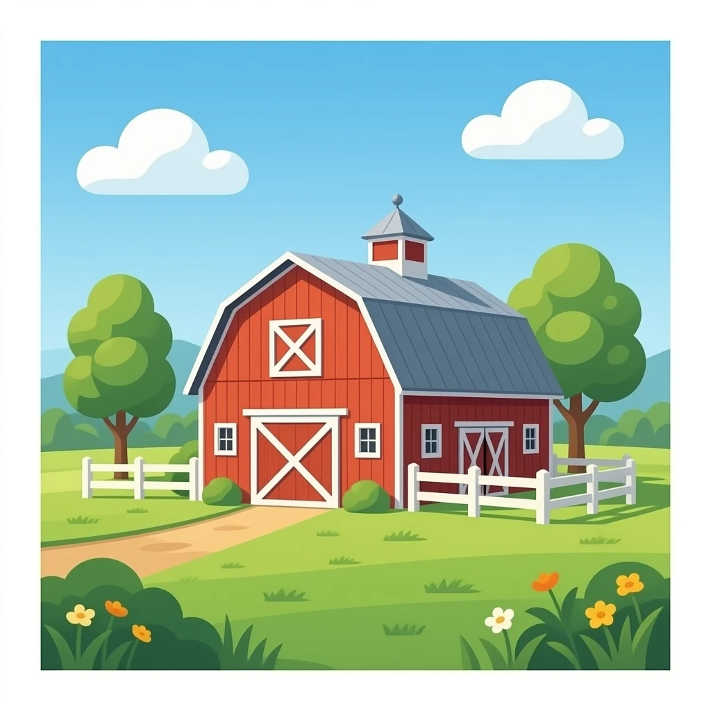 stable barn emoji