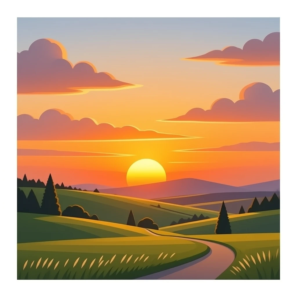 sunset emoji