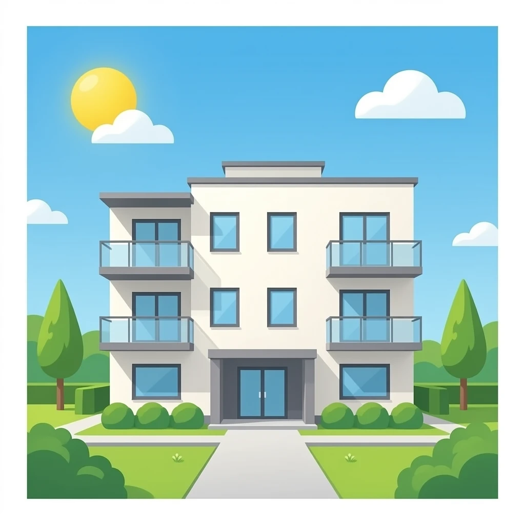 modern apartment building emoji
