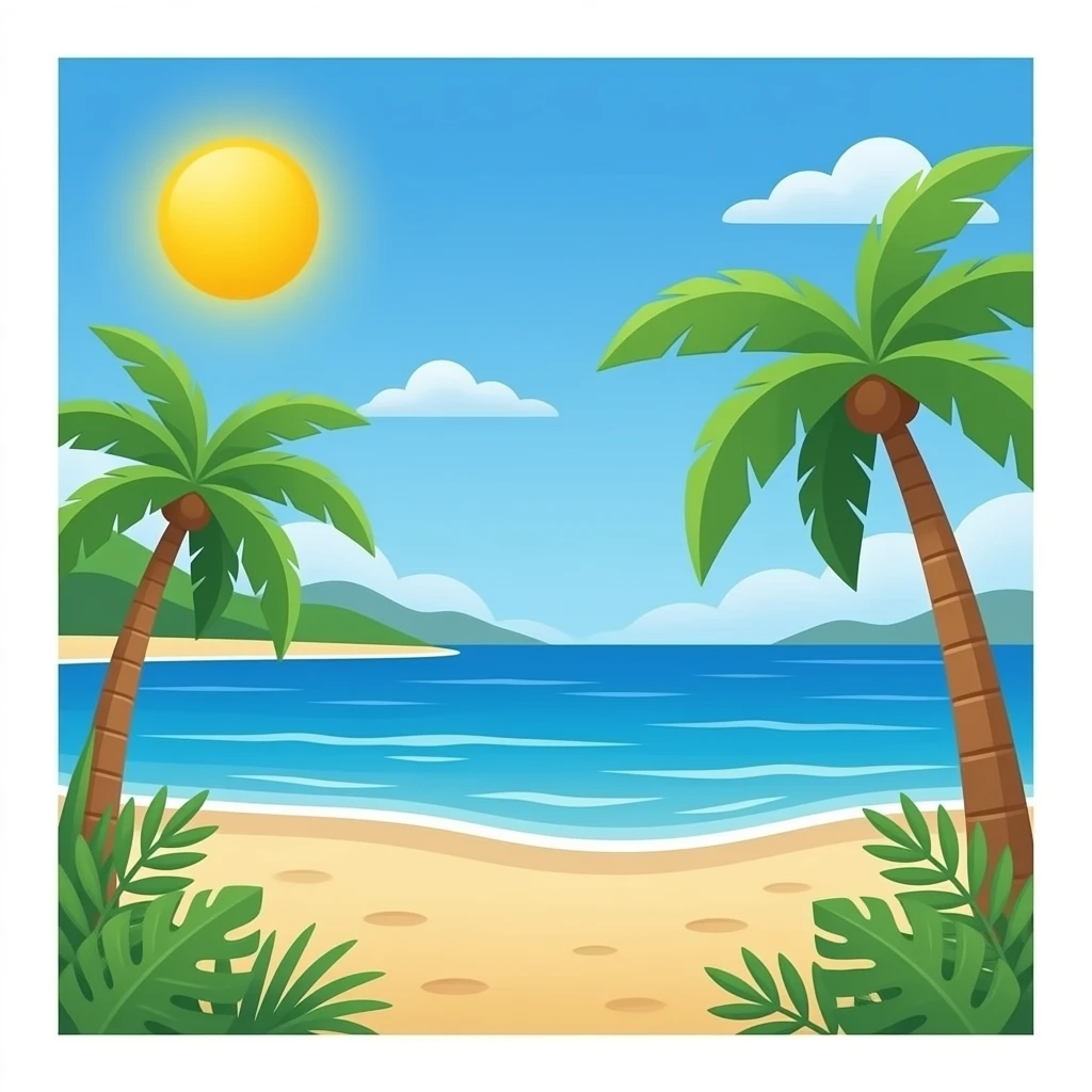 beach emoji