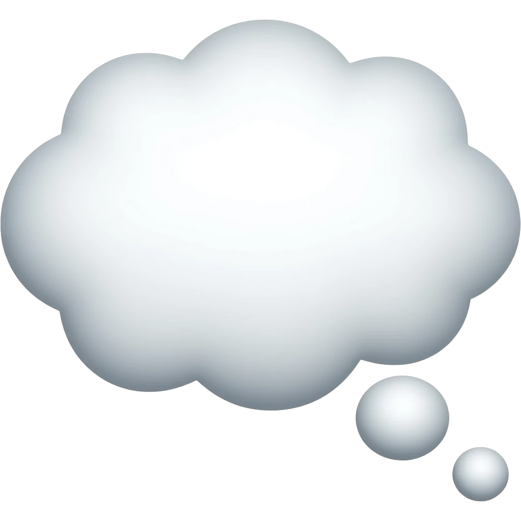thought bubble emoji