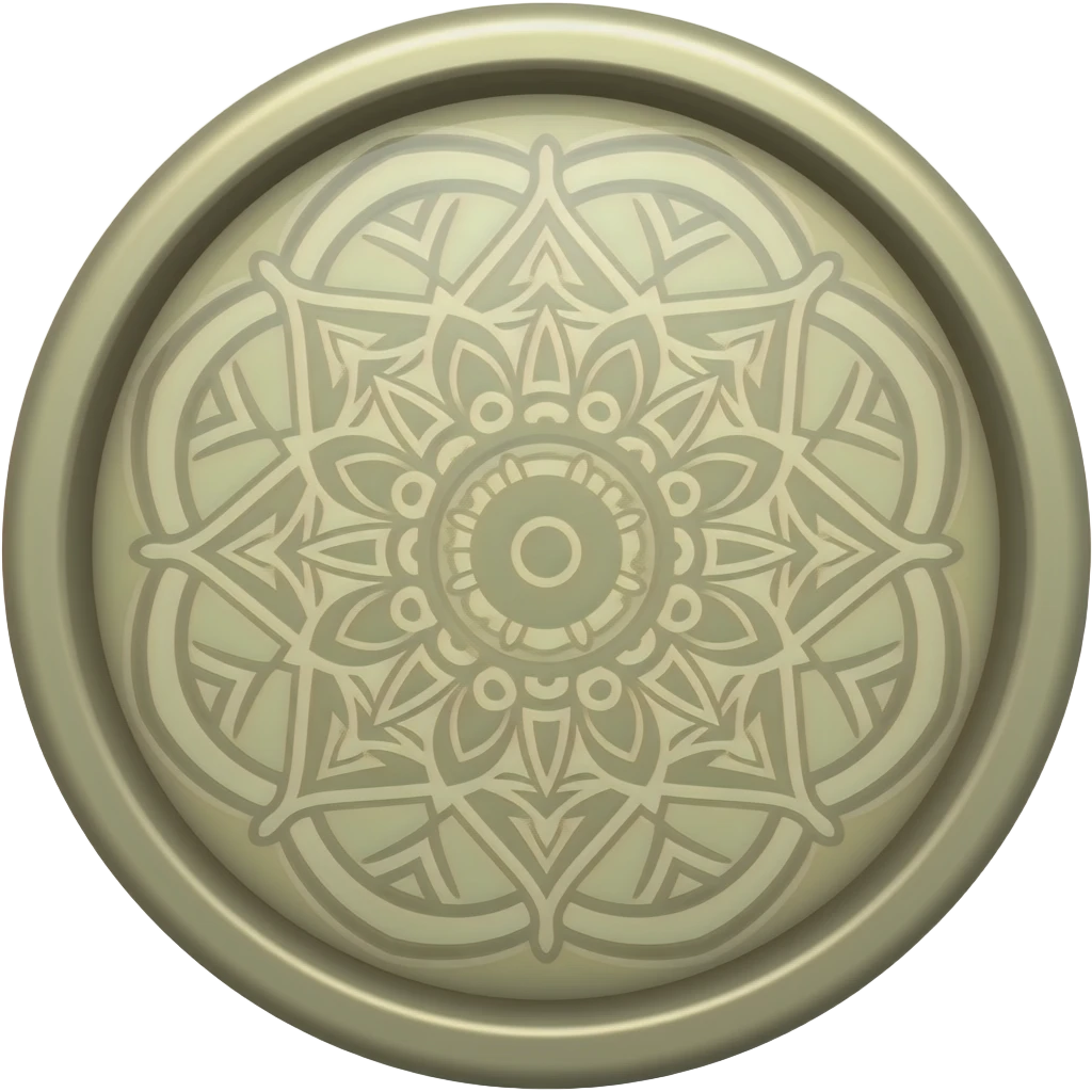 small dot for to do list, mandala patterns inside emoji