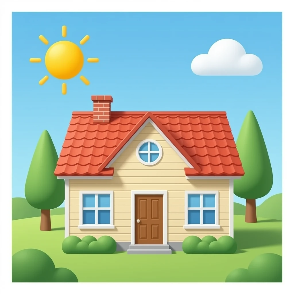 house roof emoji