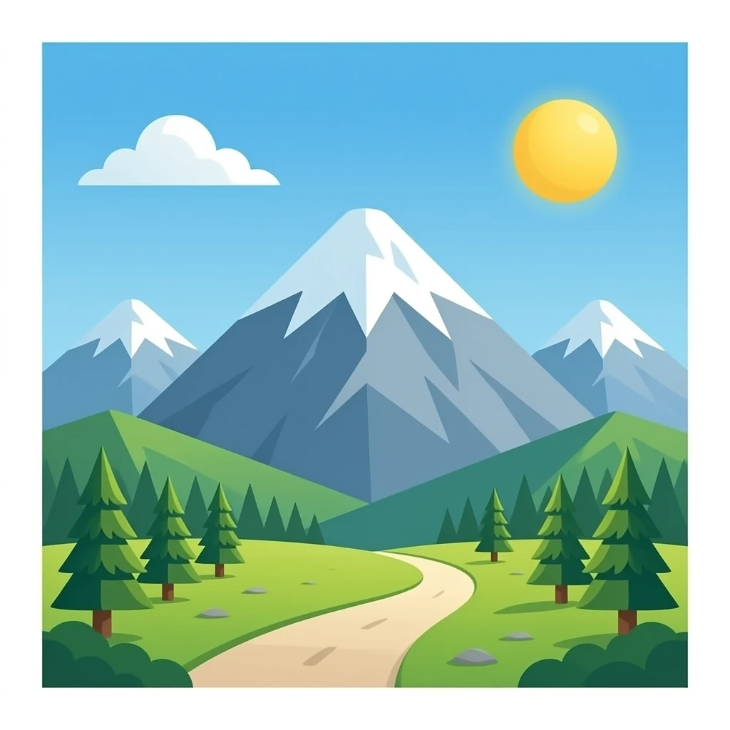 mountain emoji