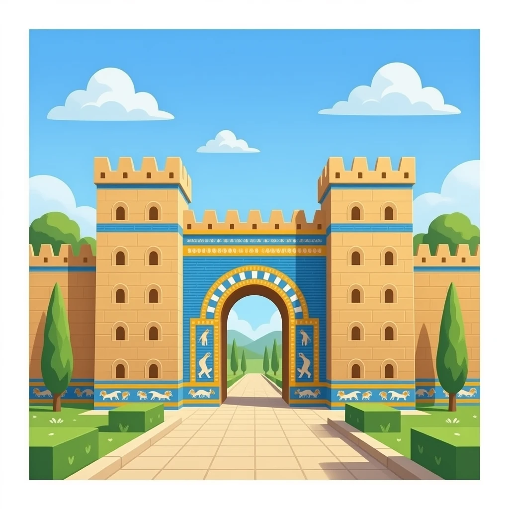 Babylon Ishtar gate emoji