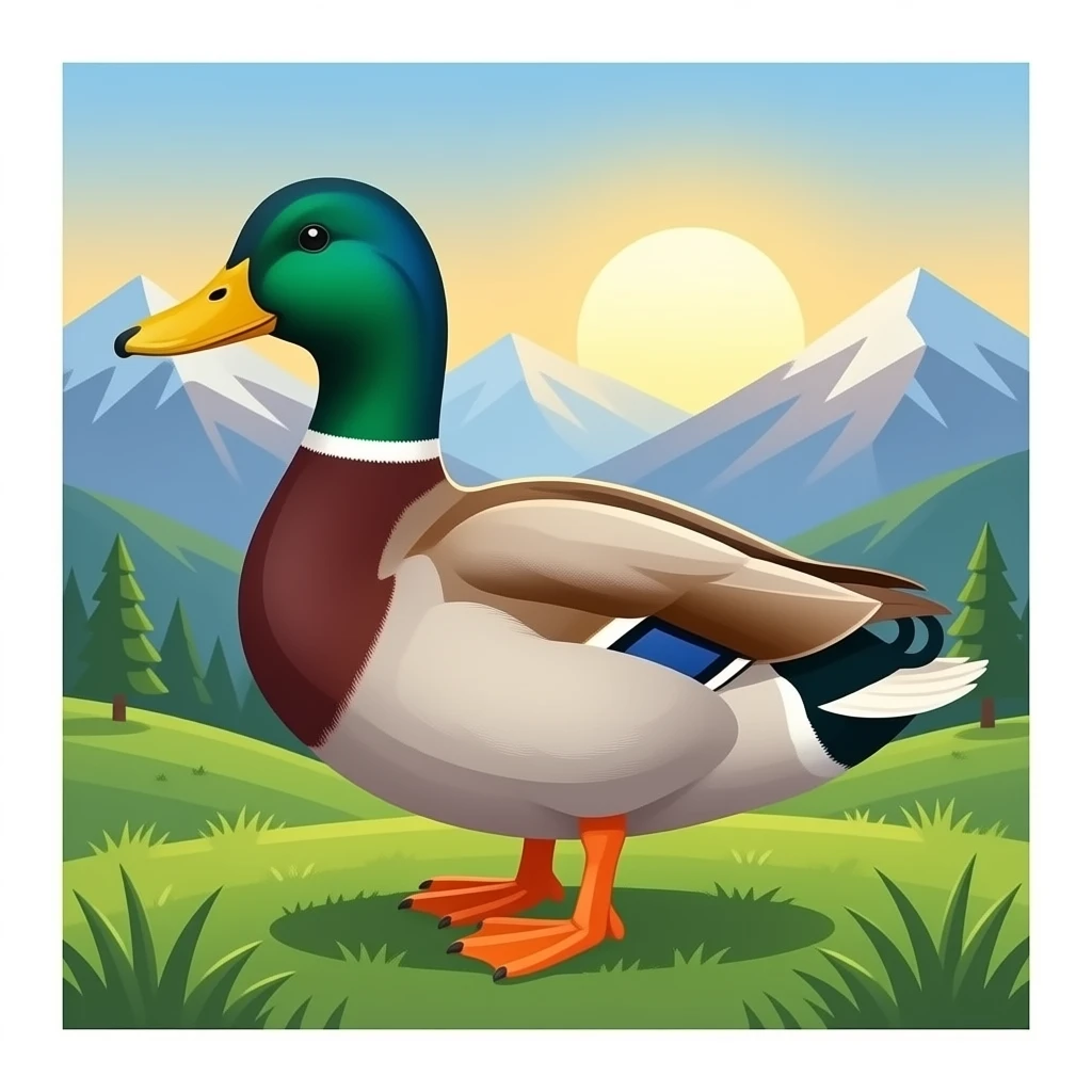 🌄🦆 emoji