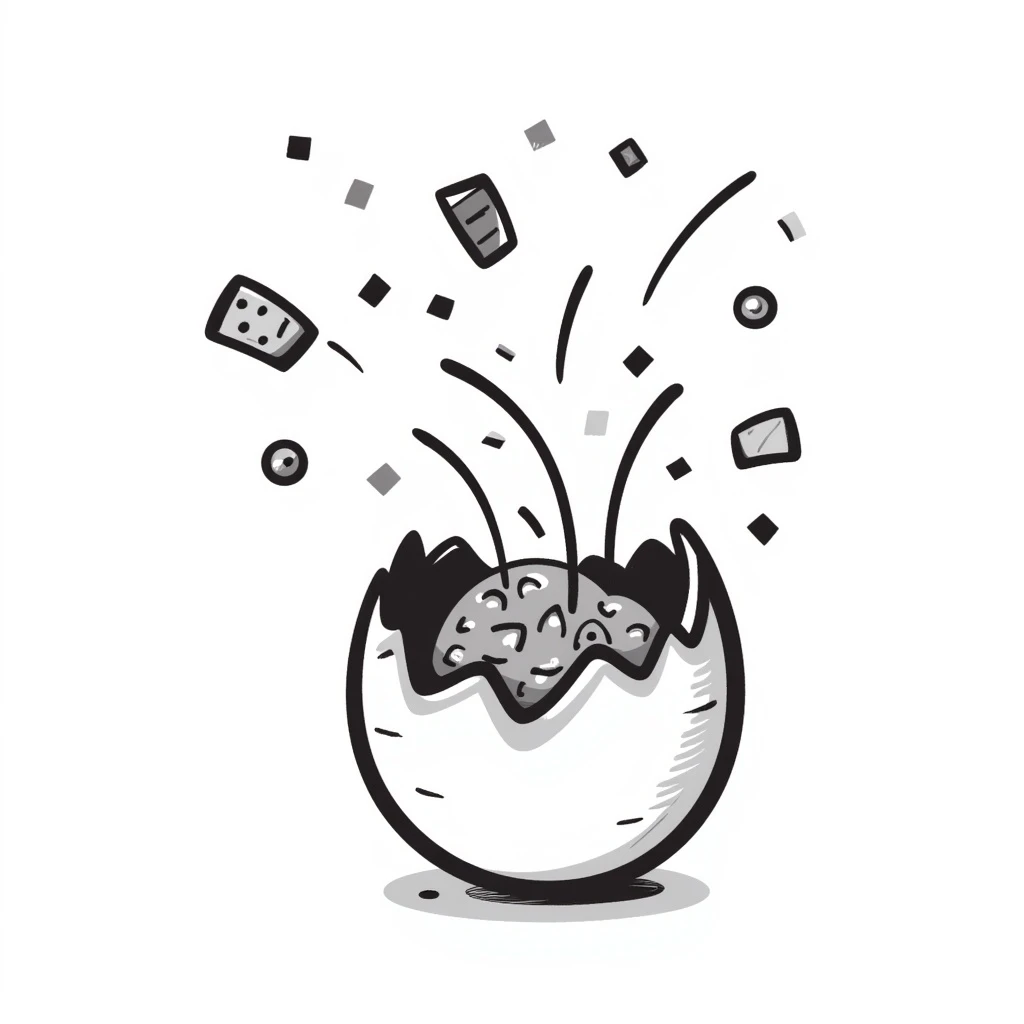 Confetti egg emoji