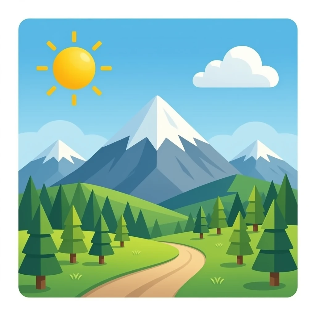 mountain emoji