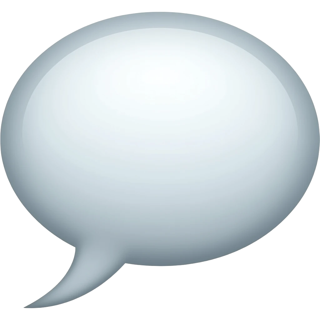 conversation bubble emoji