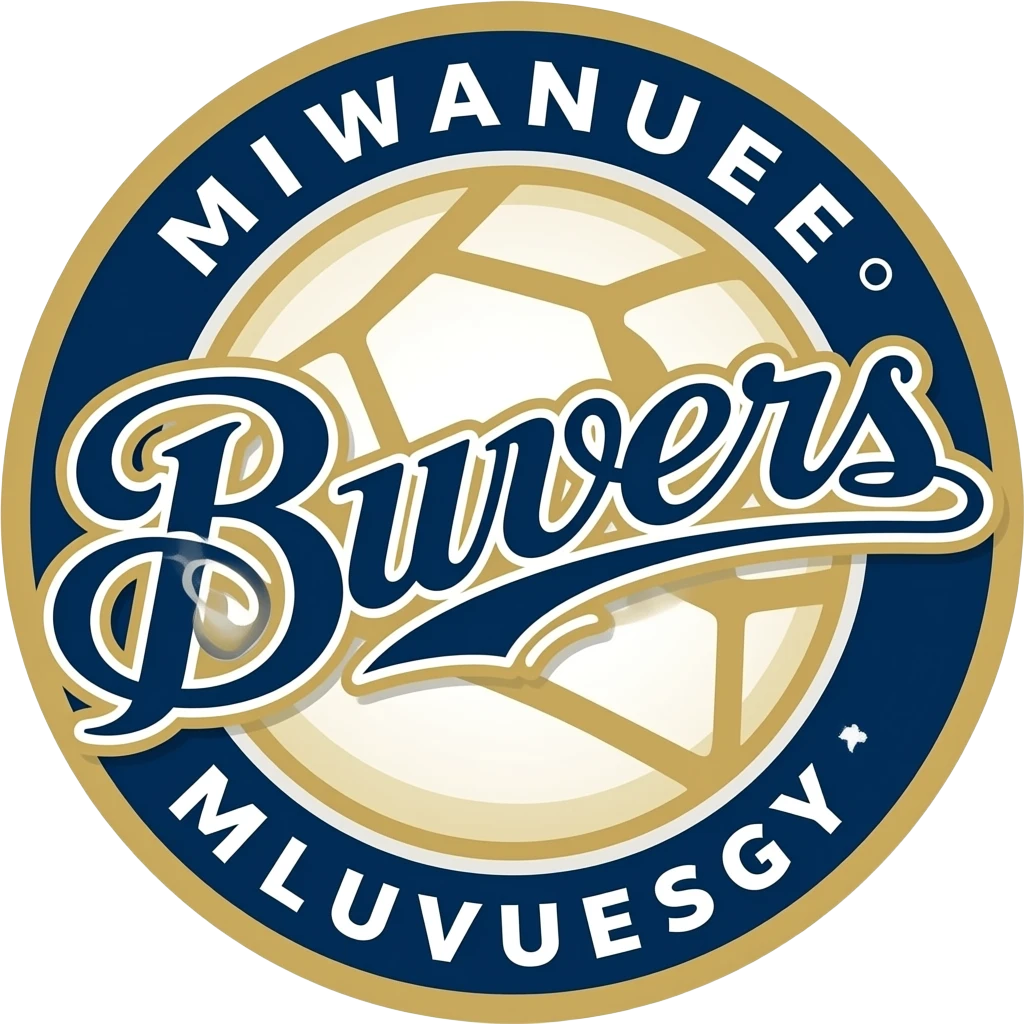 Milwaukee brewers logo with sausage mascot emoji