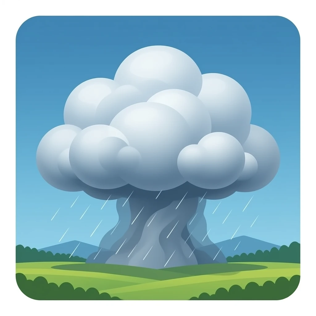 Heavy Weather cloud emoji