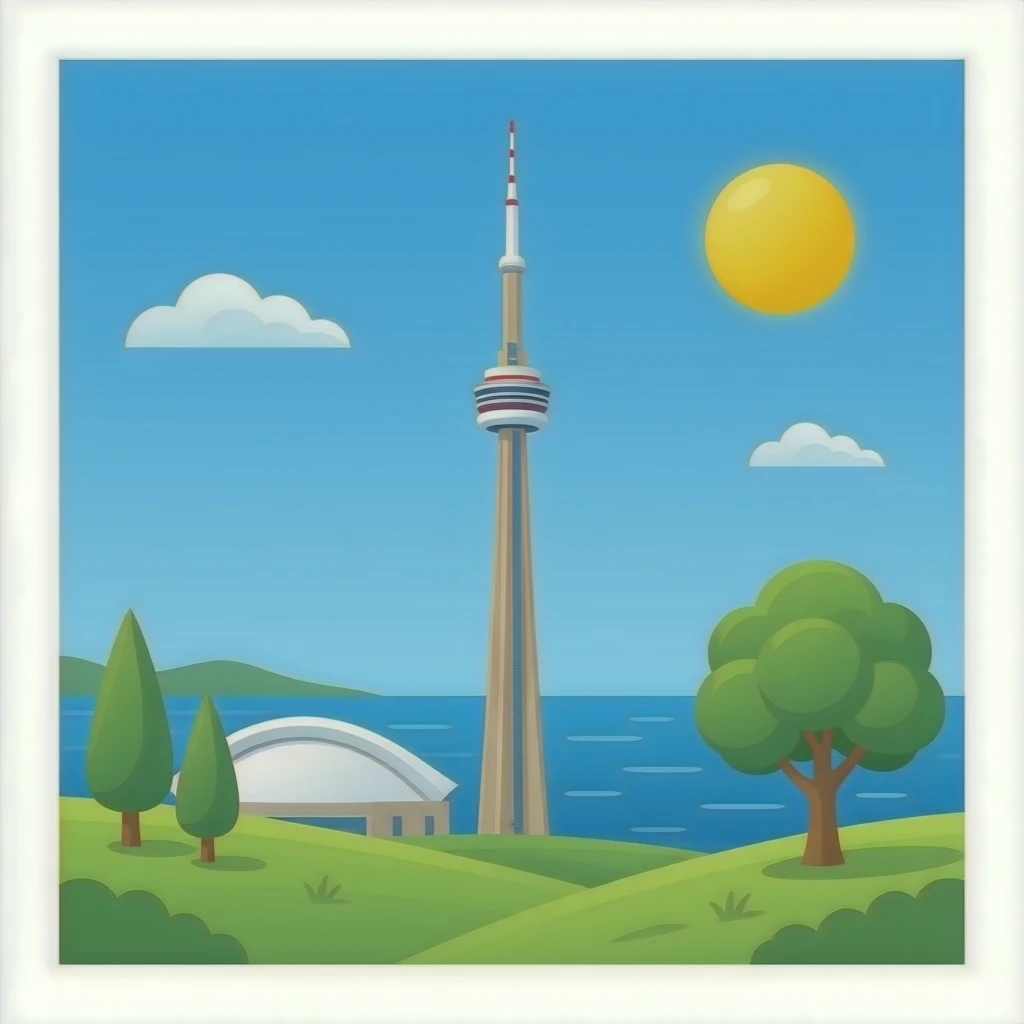 CN tower emoji