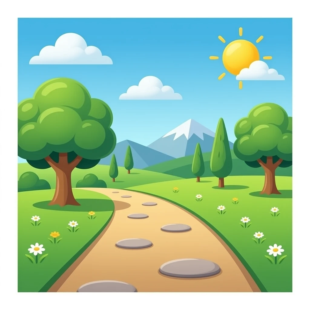 Footpath emoji