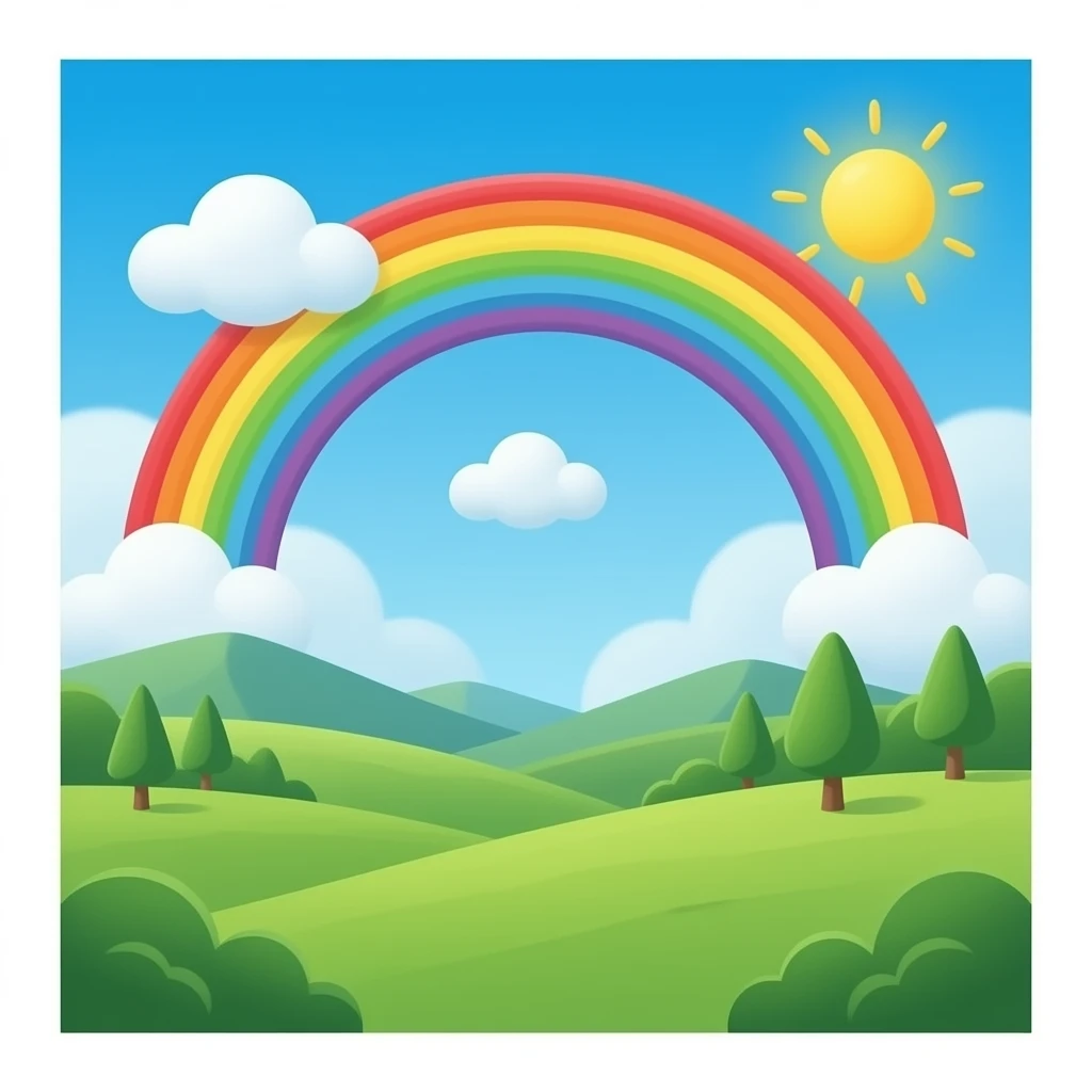 Rainbow emoji