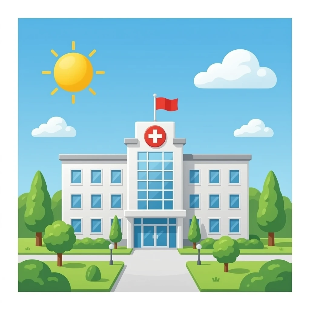 hospital building emoji