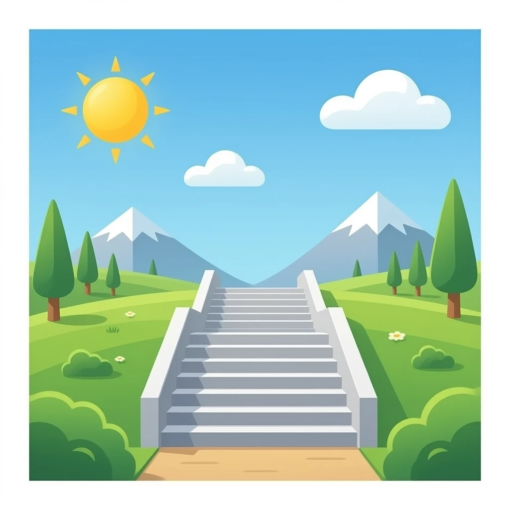 staircase down emoji