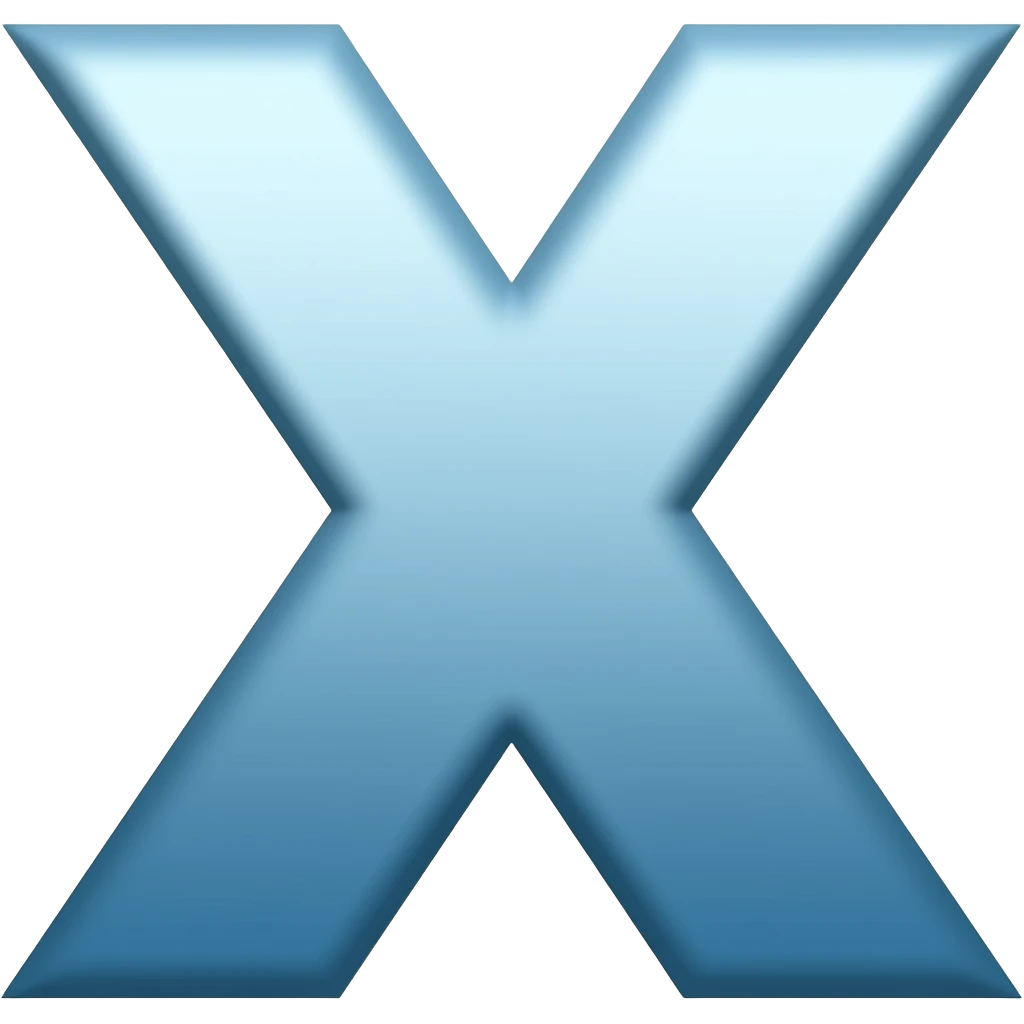 x emoji