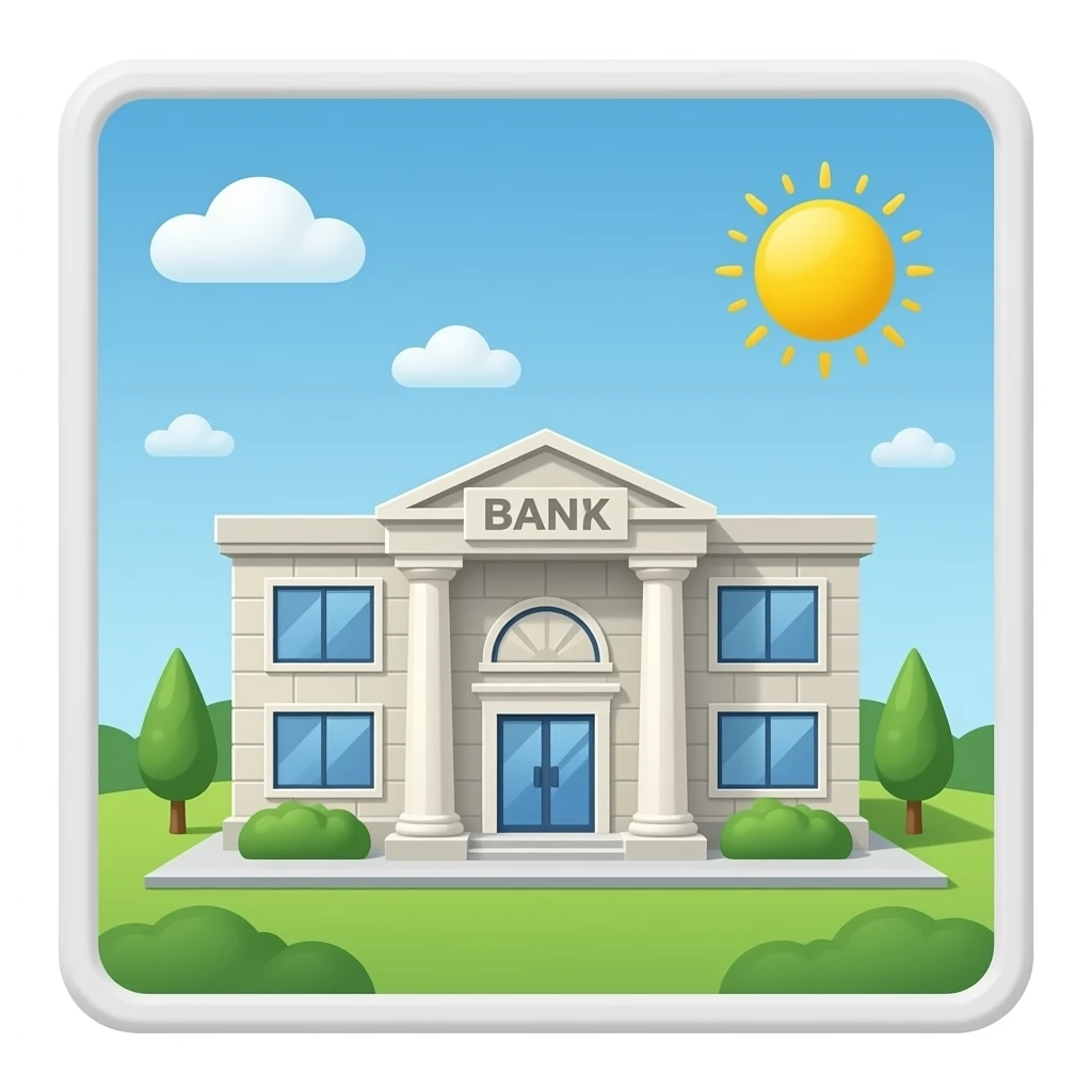 banco comercial emoji