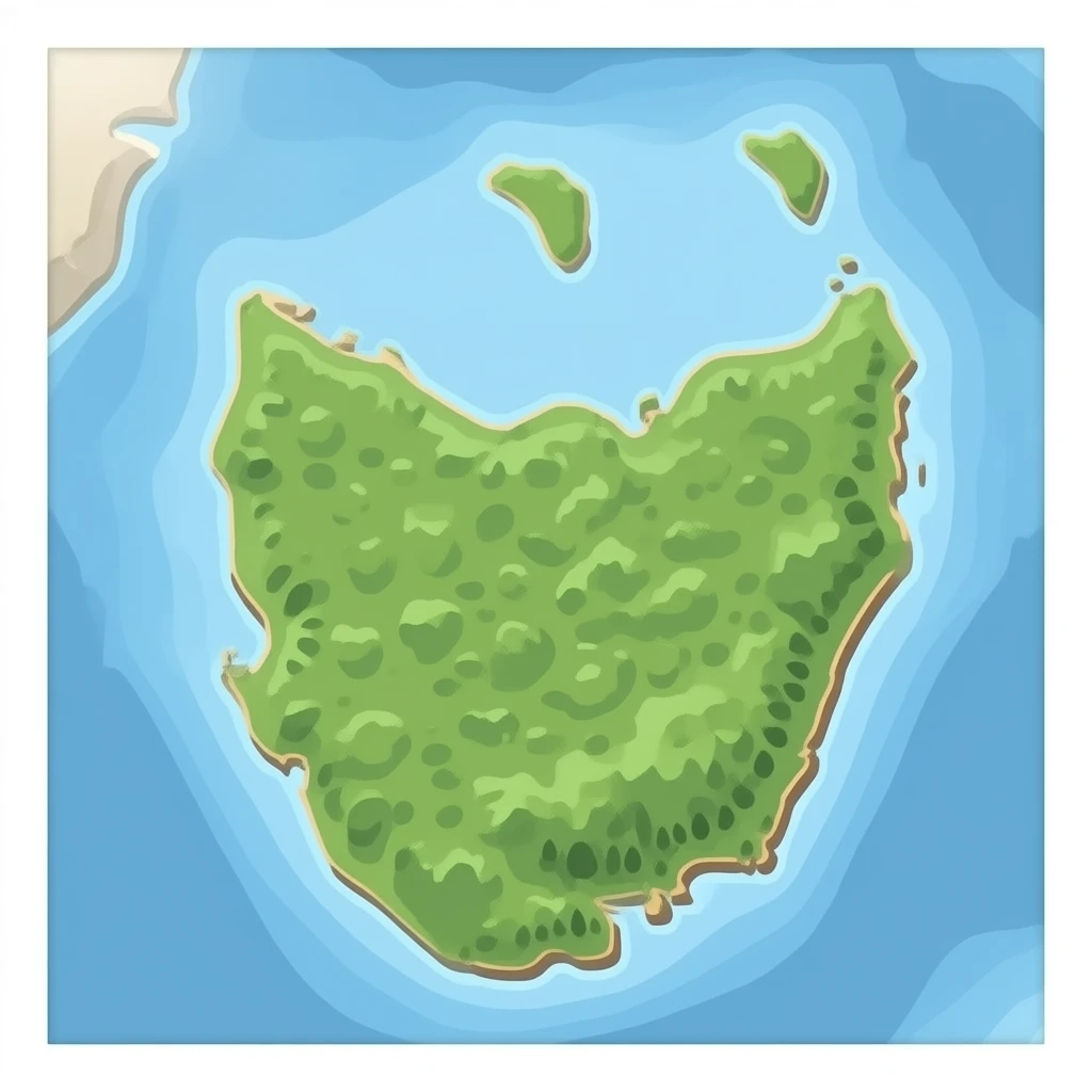 map of Tasmania black and white emoji