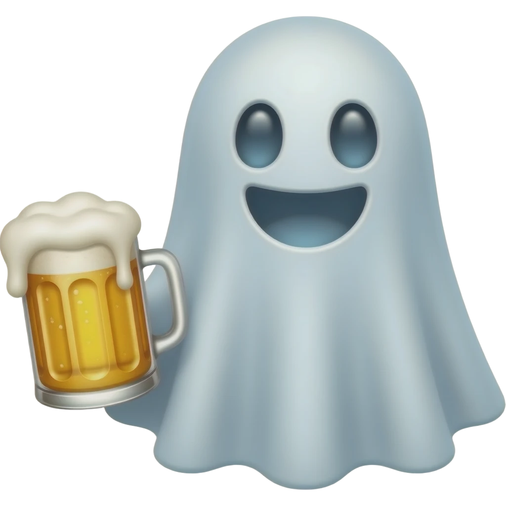 👻 Con 🍻 emoji