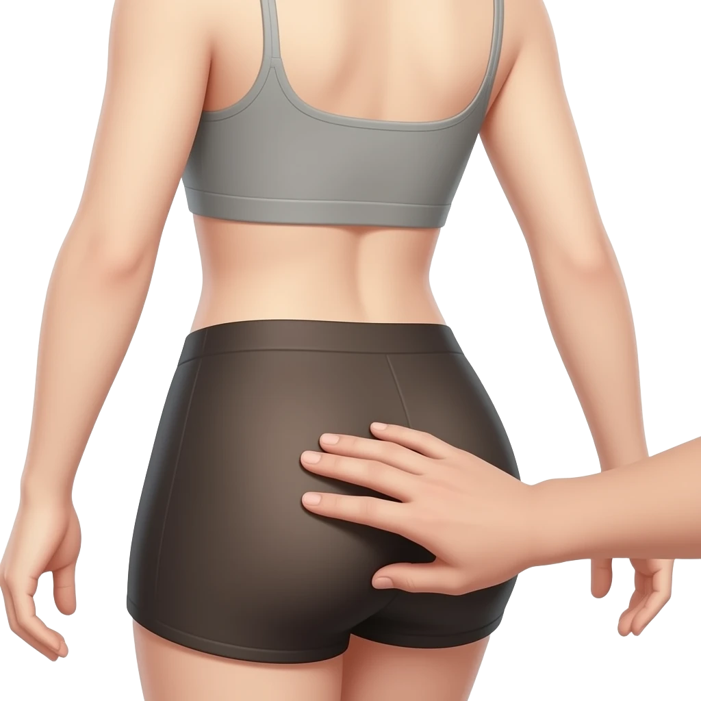Butt spanking emoji