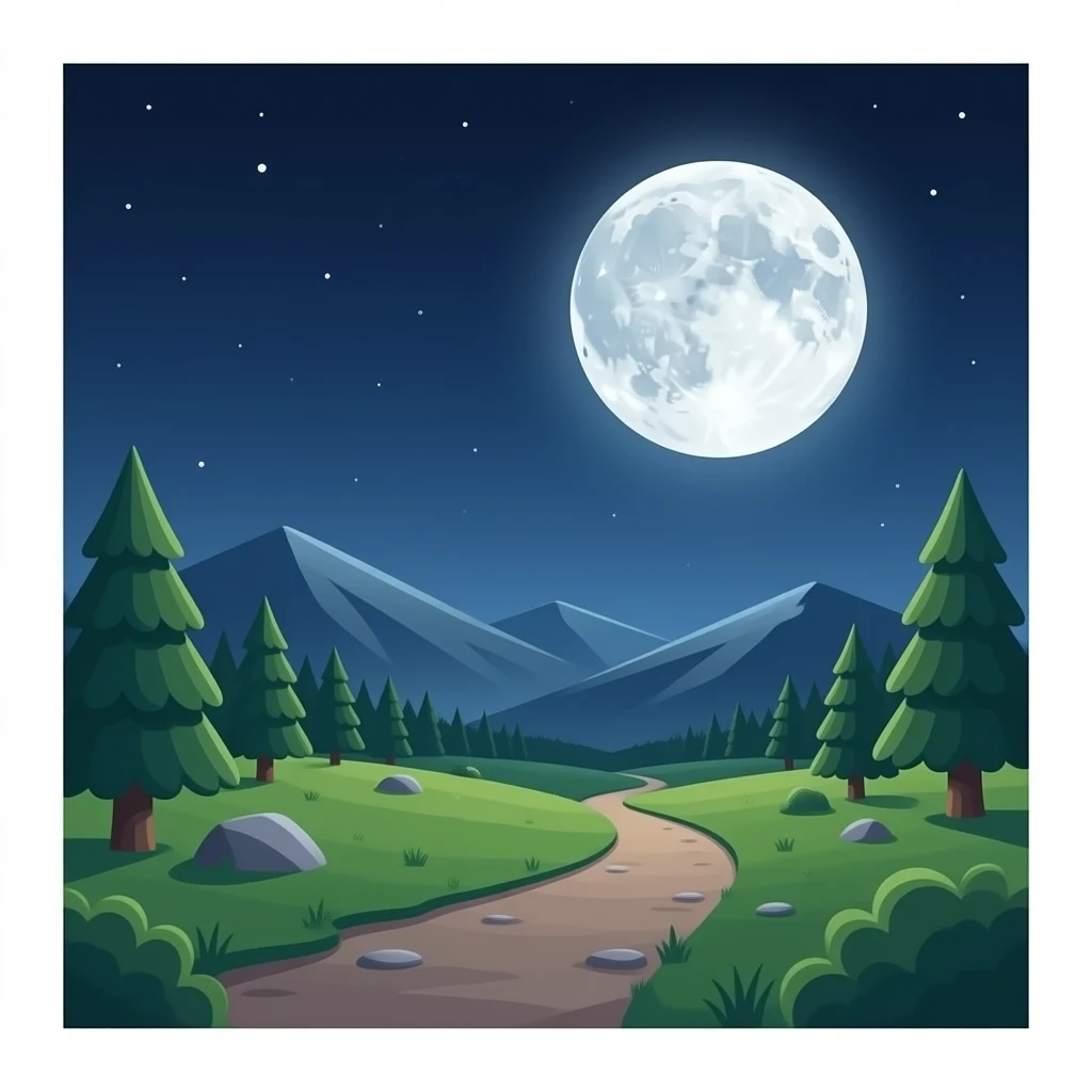Moon emoji