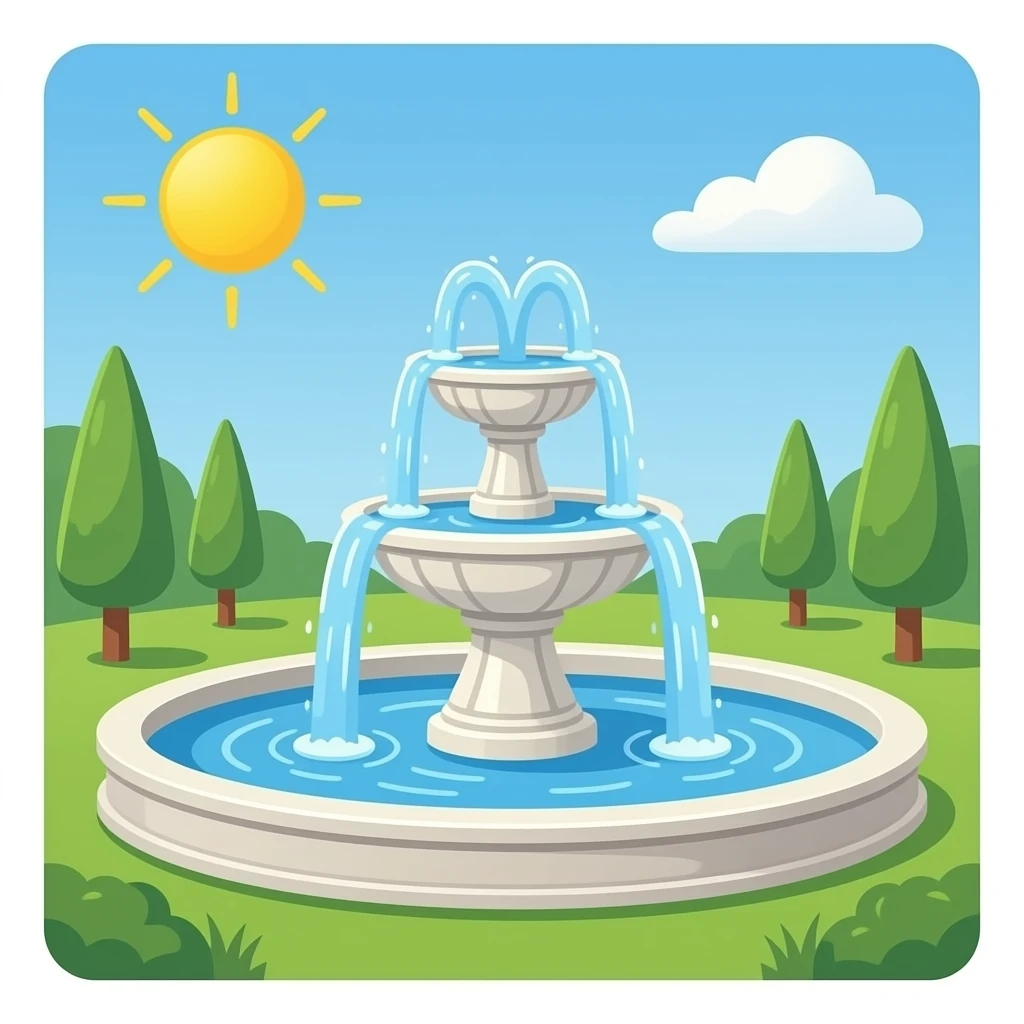 fountain emoji