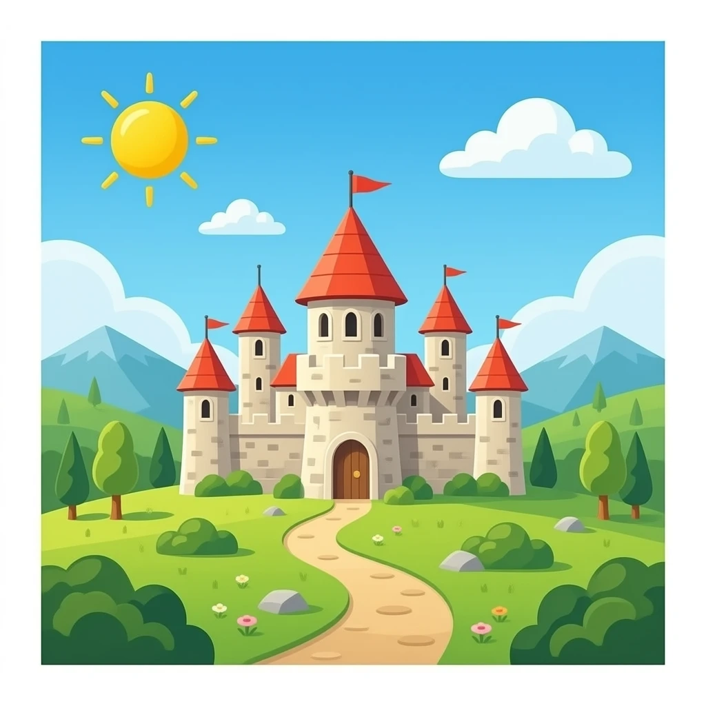 medieval outpost, top down emoji