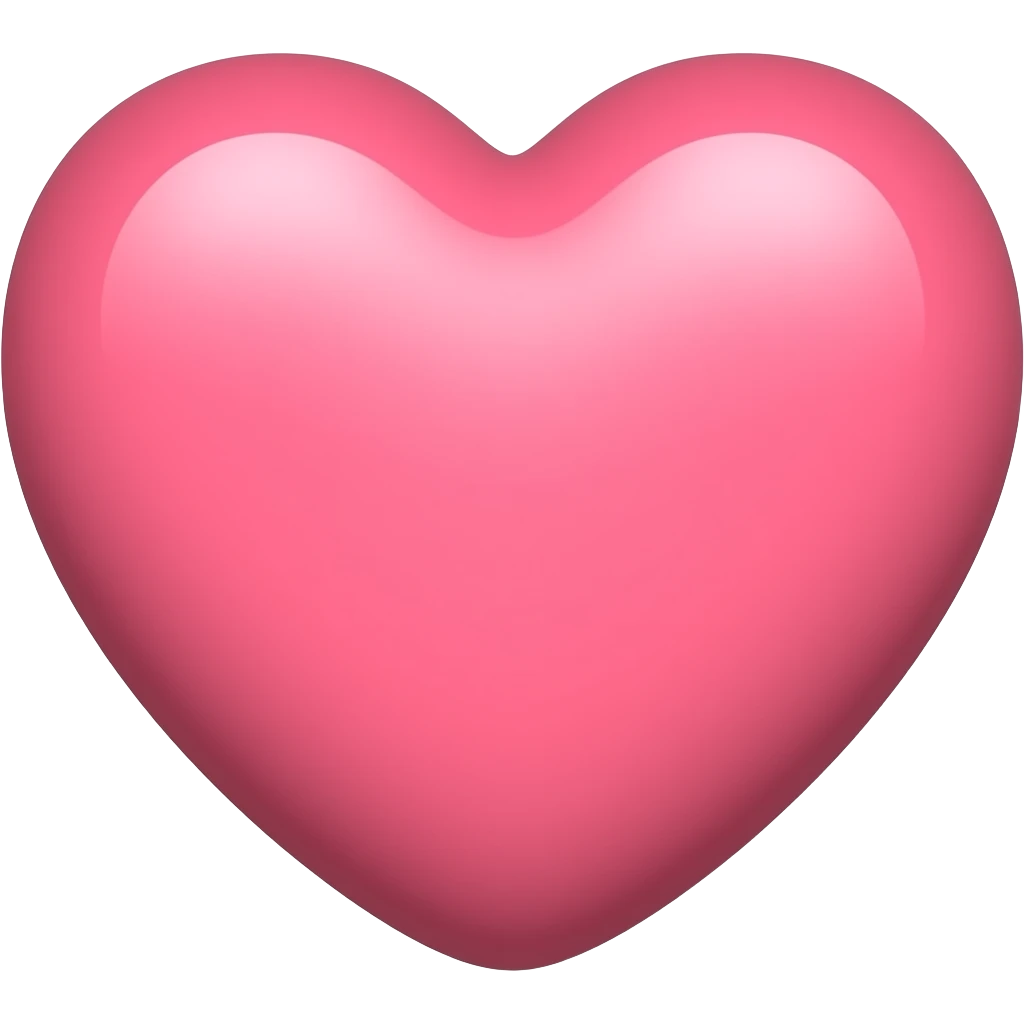 Pink heart emoji
