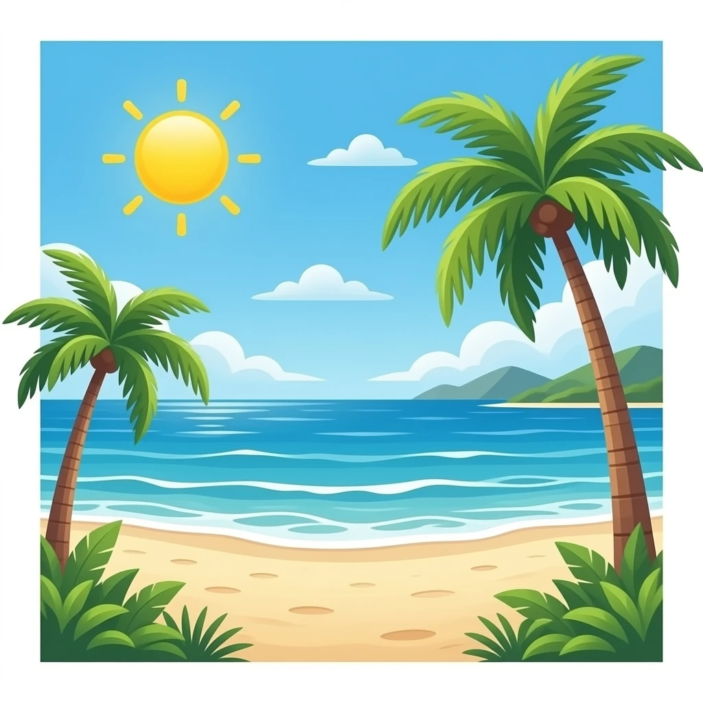beach emoji