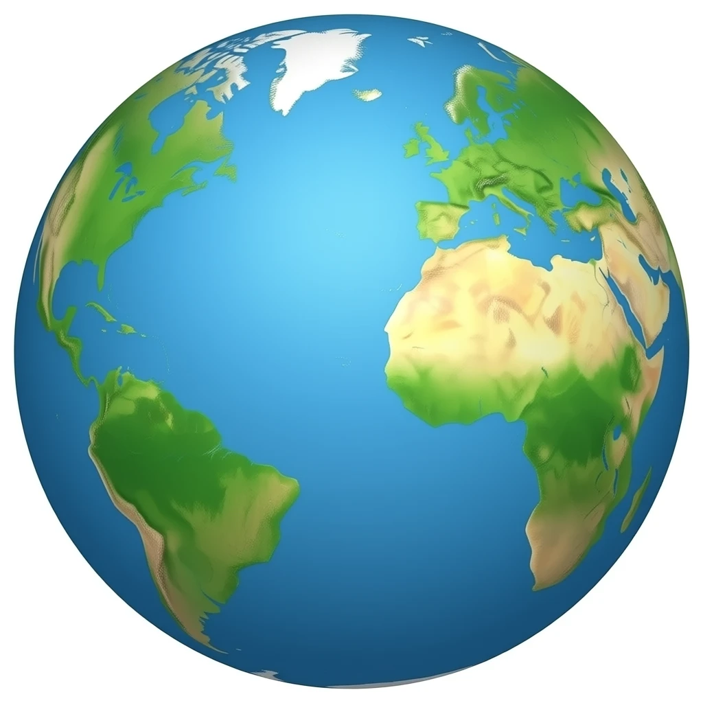 A earth emoji
