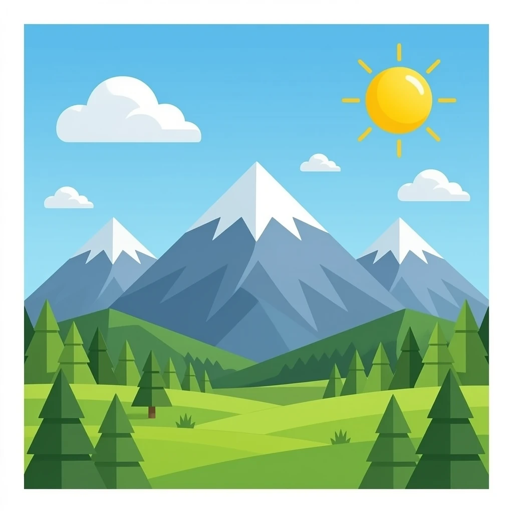 mountains emoji
