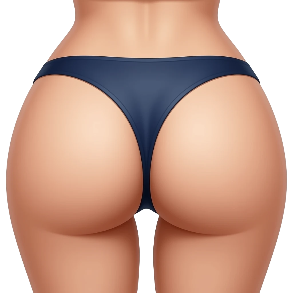 Female butt emoji