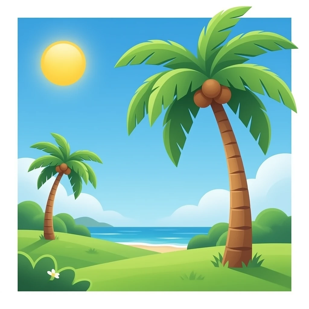 coconut tree emoji