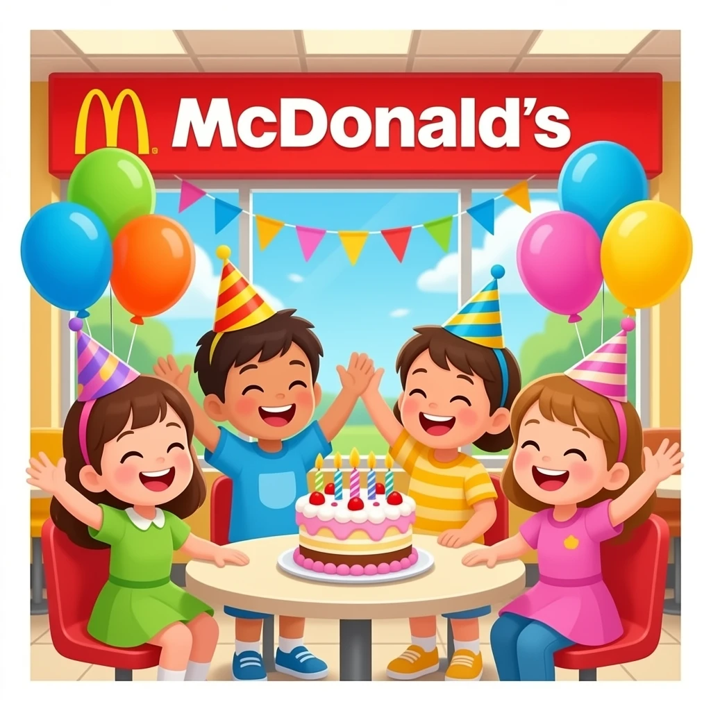 anniversaires mcdo enfants emoji