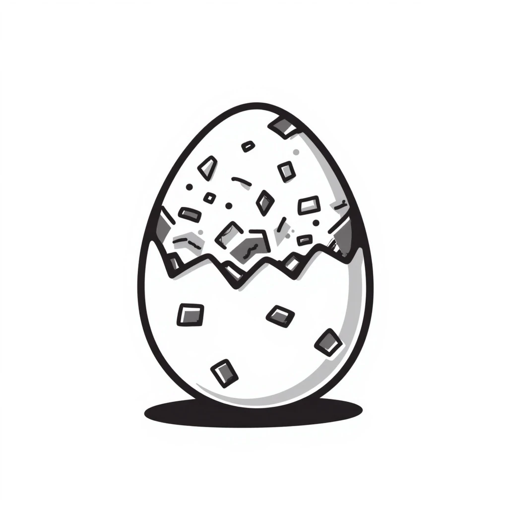 Confetti egg emoji