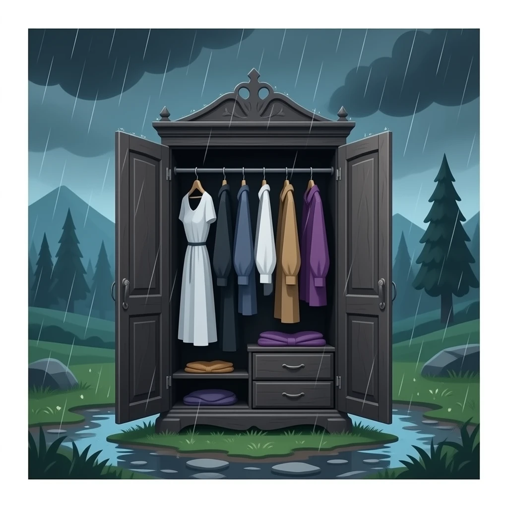 goth closet emoji