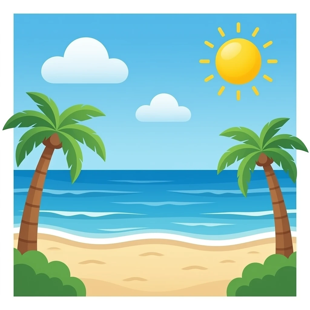 beach emoji