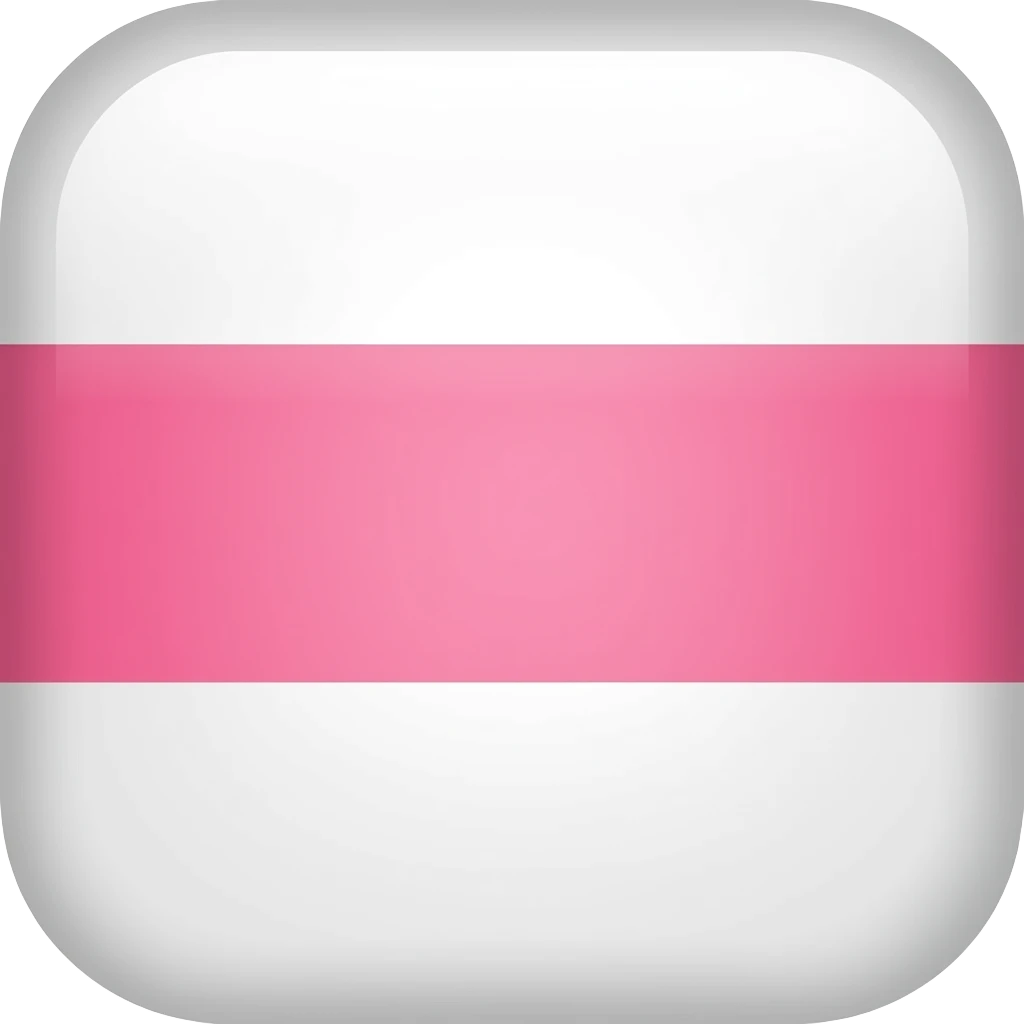 with pink the middle emoji