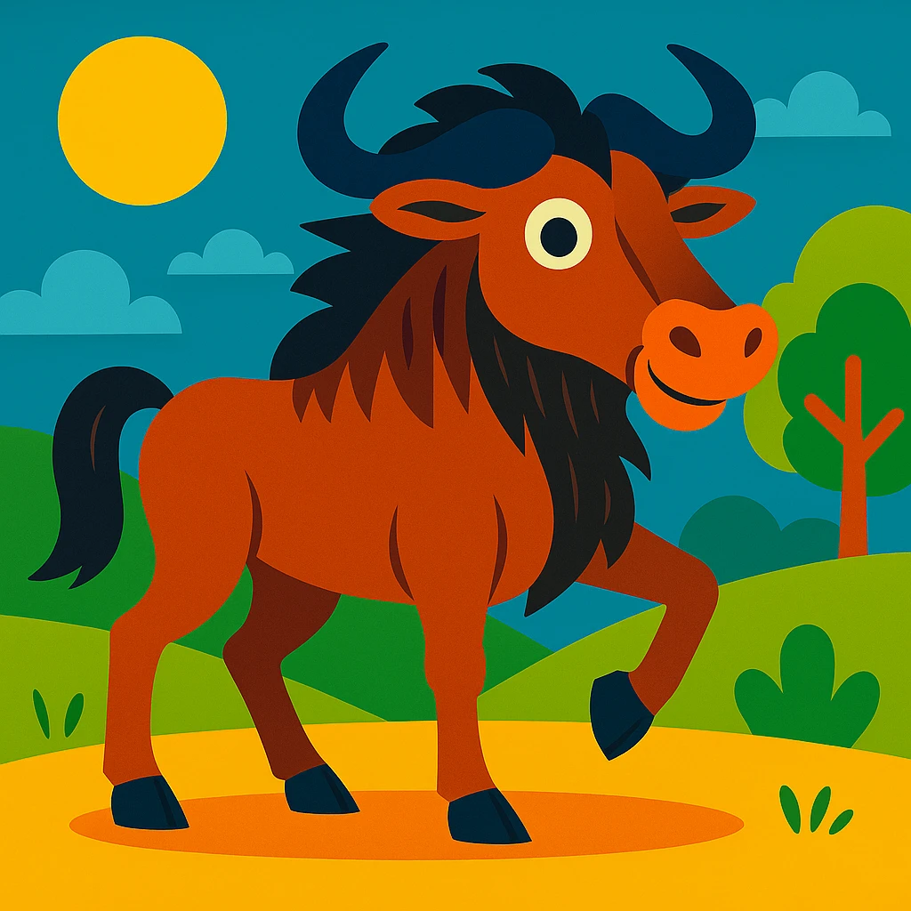 Wildebeest emoji