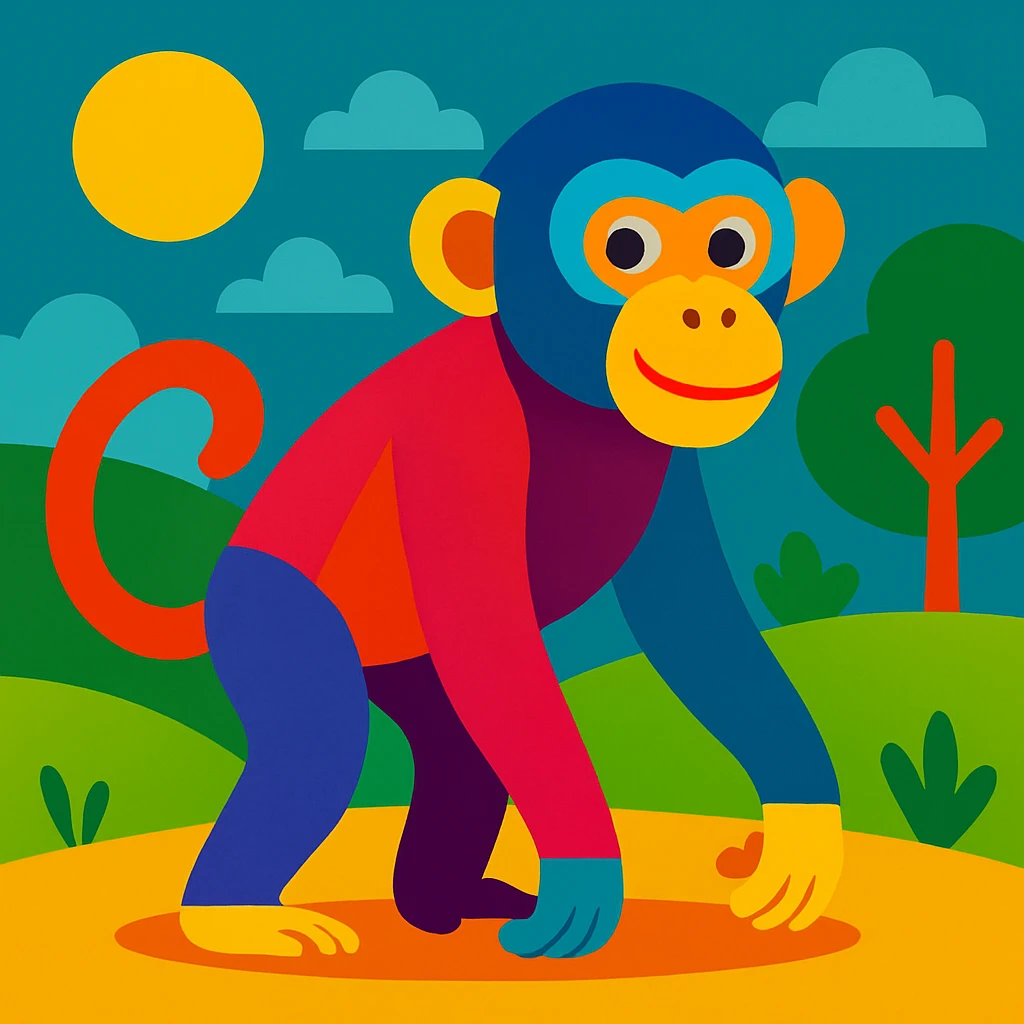 Chimpanzee emoji