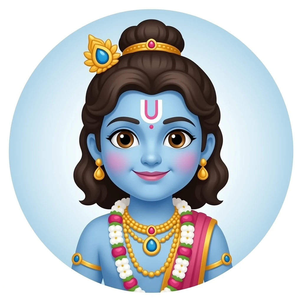 Little krishna emoji in 149 world emoji