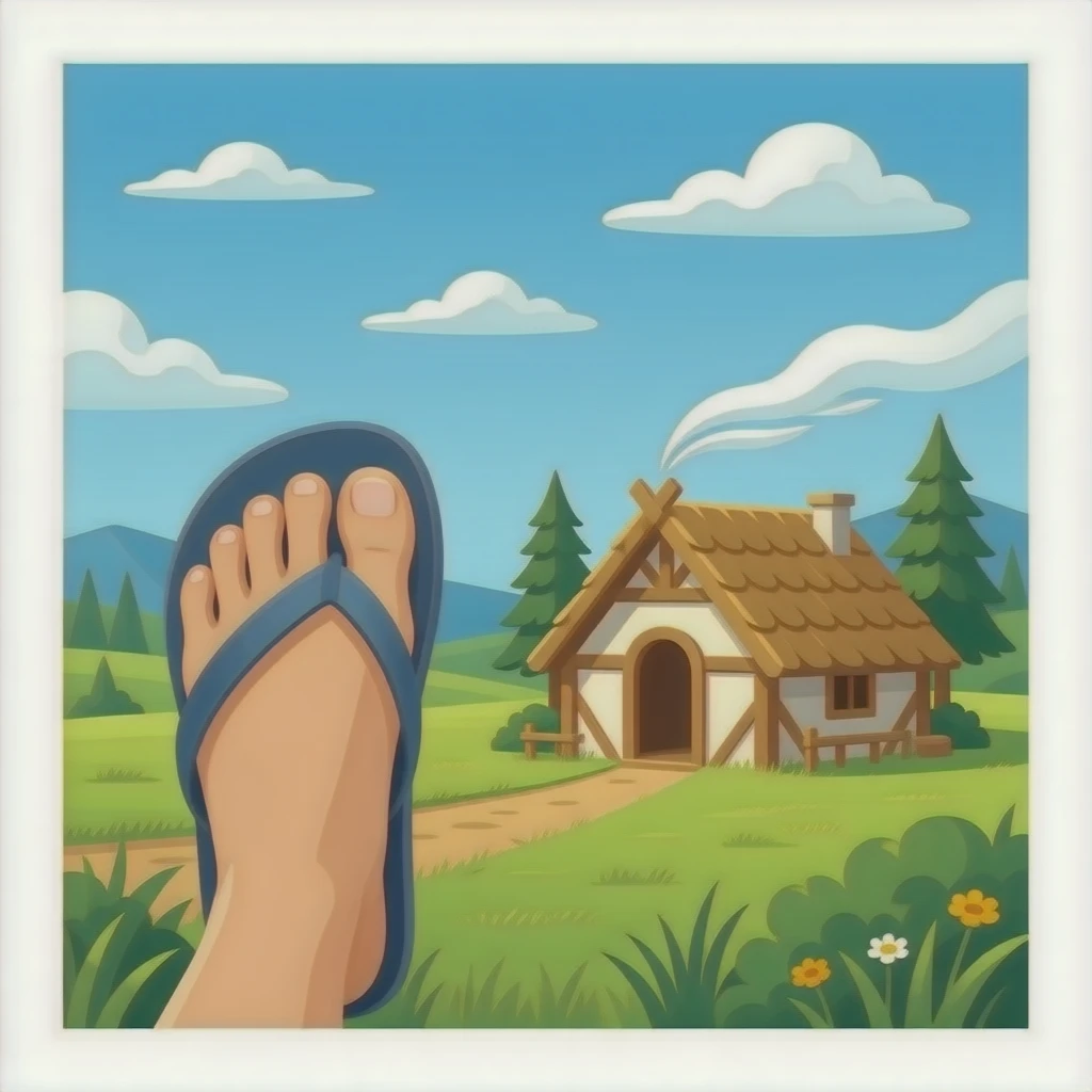 🌬️🦶🩴🛖 emoji
