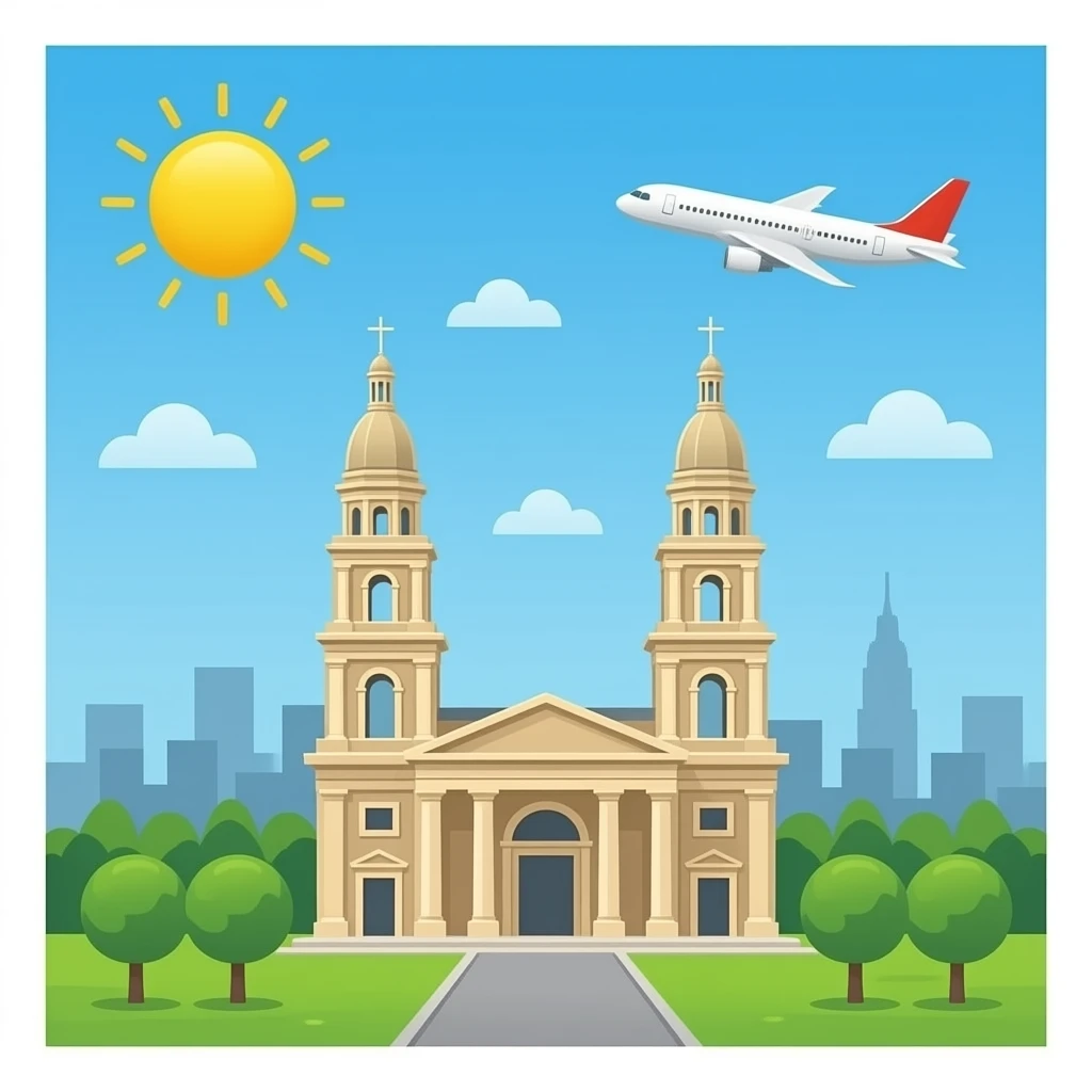 Two towers one plane emoji