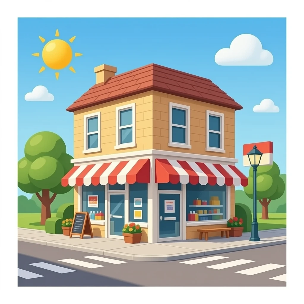 corner shop emoji