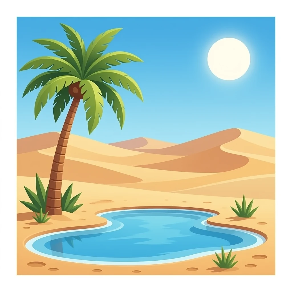 desert oasis emoji emoji