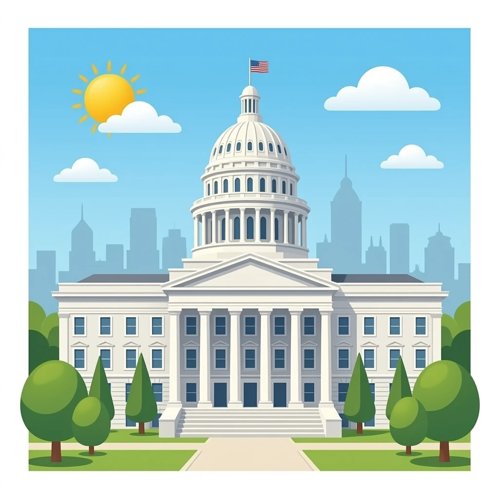 goverment buiding without backgrond emoji