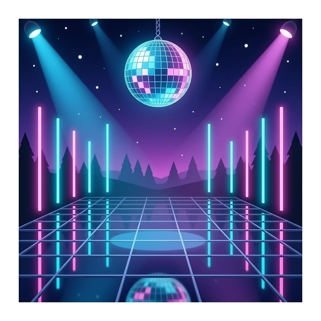 disco background emoji