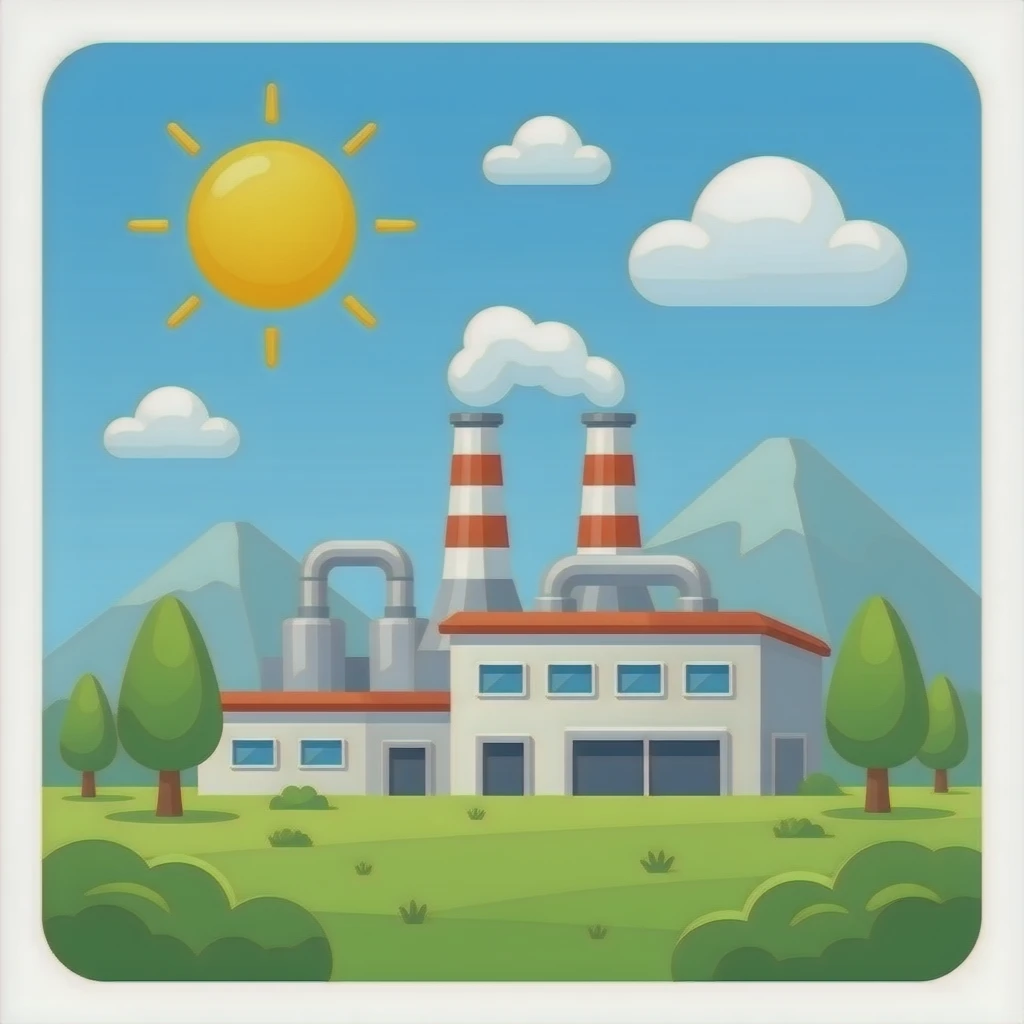 factory no background emoji