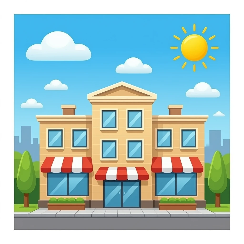 edificio de supermercado emoji